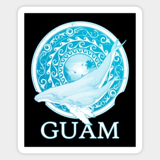 Humpback Whales Guam Magnet